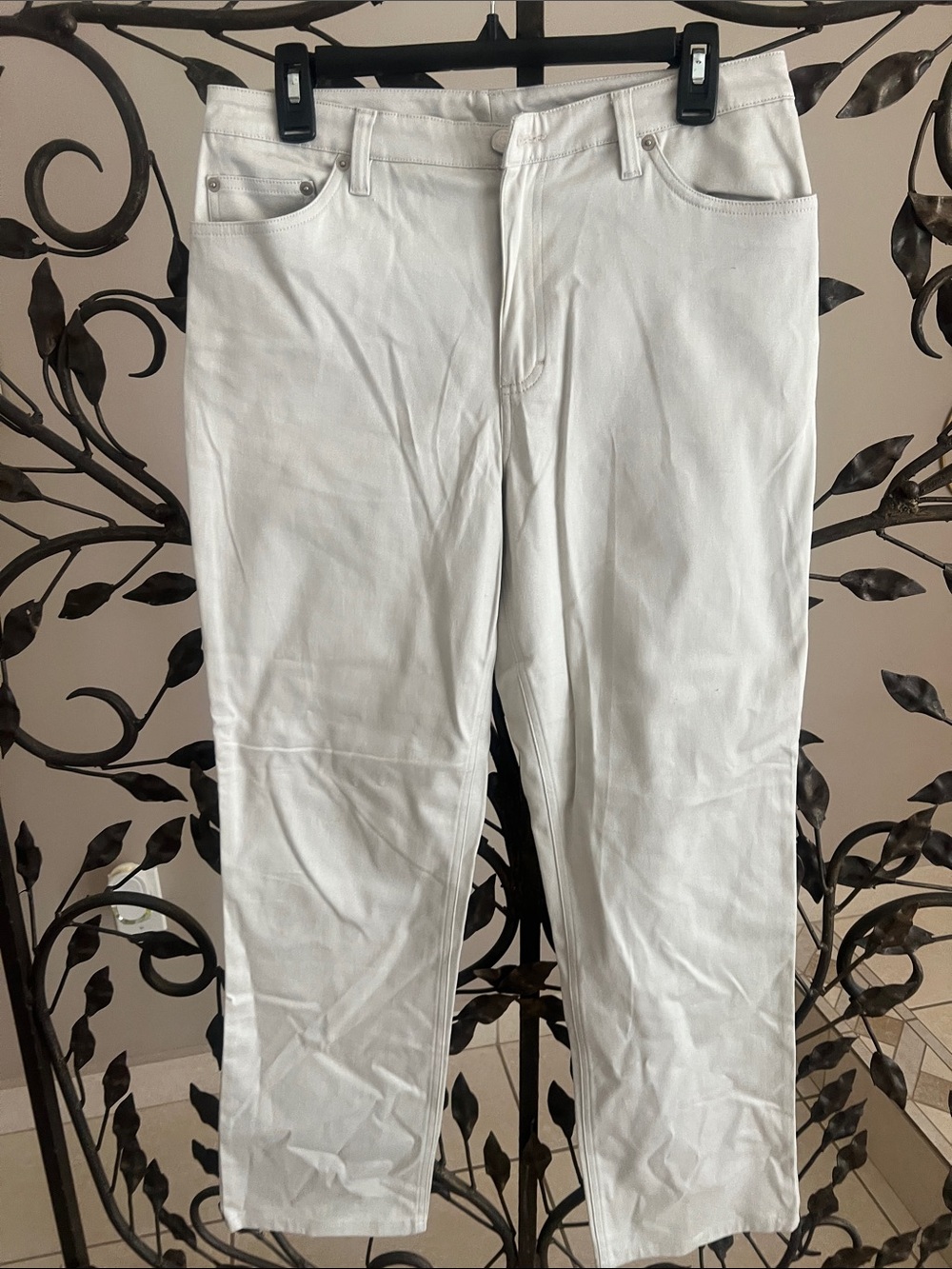 Ann Taylor Loft Stretch Classic light beige Women’s Jeans - Clean Straight Fit